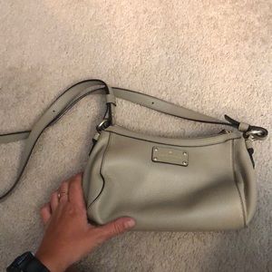 Gray cross over Kate spade purse